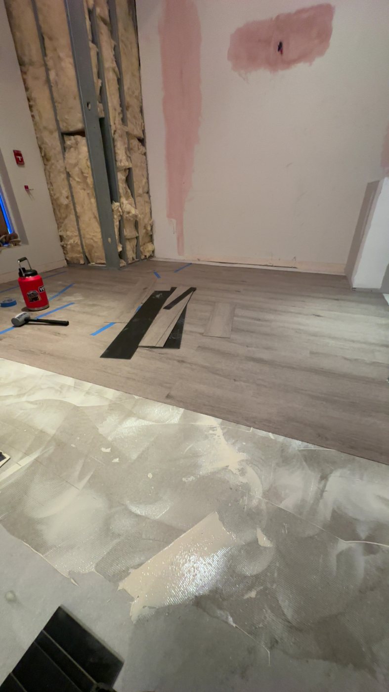 Bathroom remodeling project